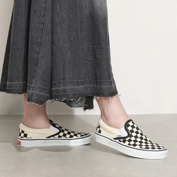 Vans Classic Slip-On Checkerboard Women’s Shoes VN000EYEBWW - Picture 6 of 6